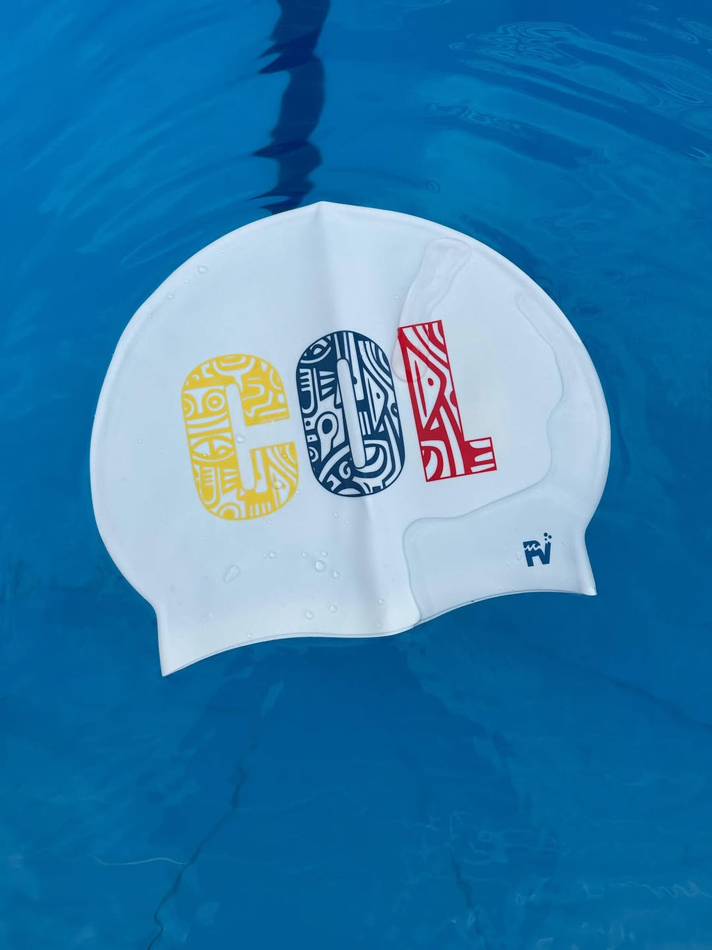 Colombia Blanco / Gorro de Natación